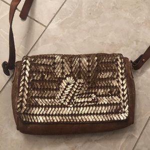 Anthropologie cross-body purse